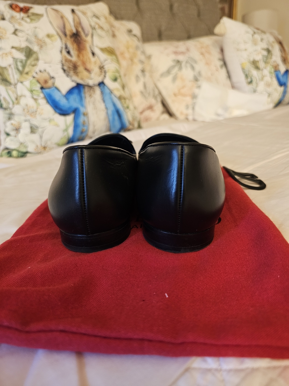 Valentino Black Leather Women's Oxfords